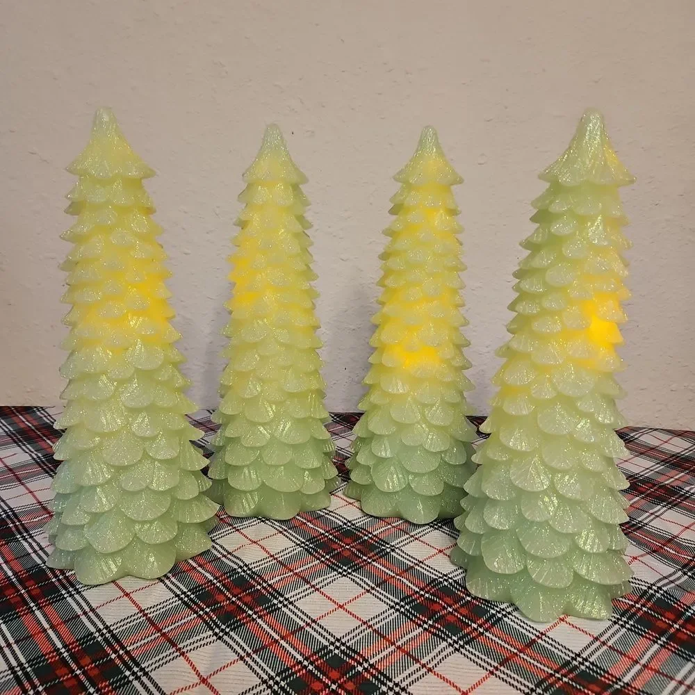 Candle Impressions Shimmering Flameless LED Holiday Tree Decor